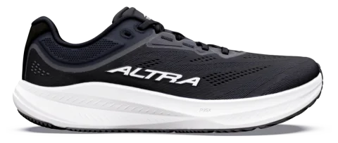 Altra Torin 9 Men's Zero-Drop Cushioned Road Running Shoe, Black/White/Black — choose your size