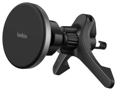 Belkin BoostCharge Magnetic Wireless Charging Car Vent Mount, Qi2 15W, with 27W Car Adapter (WIC010)