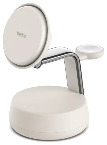 Belkin UltraCharge Pro 3-in-1 Magnetic Charging Dock with Qi2 25W