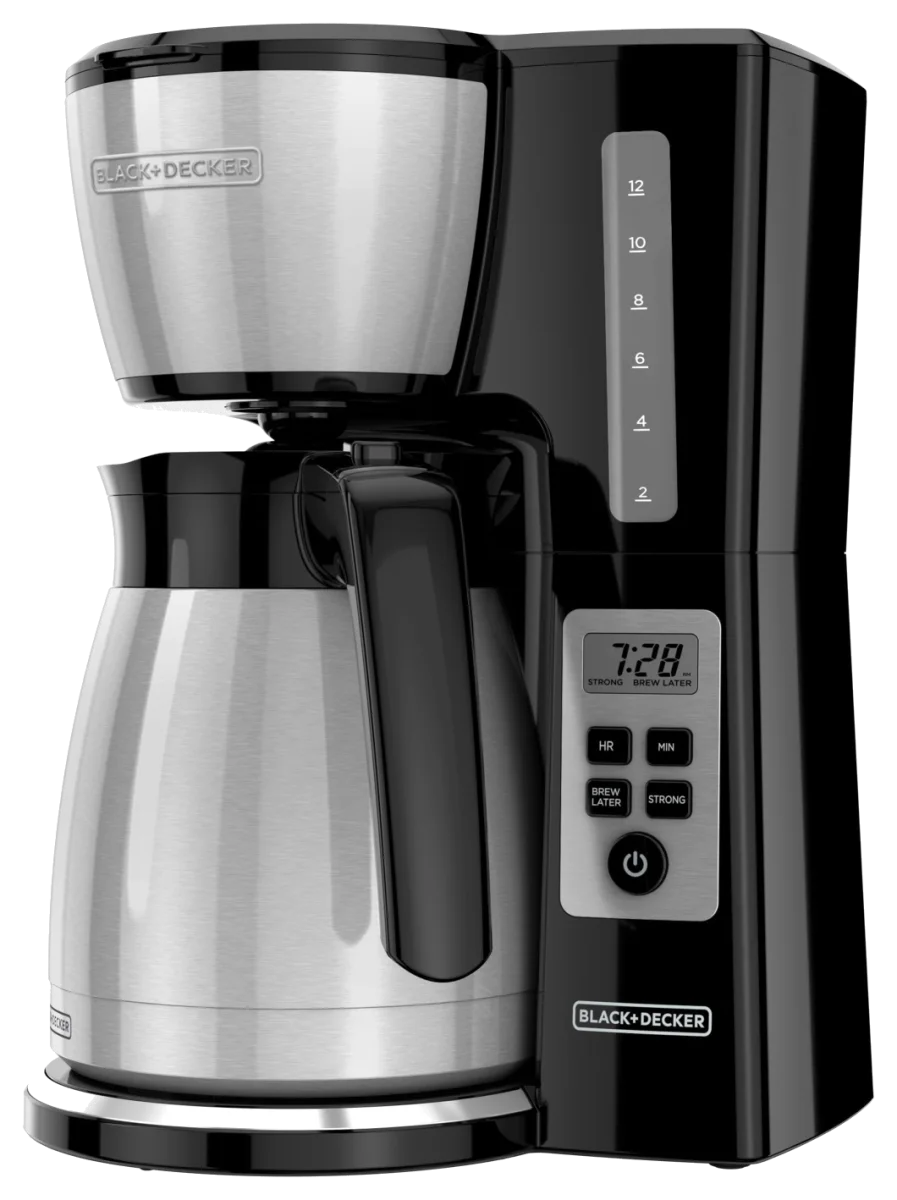 BLACK+DECKER 12-Cup Thermal Programmable Coffeemaker (CM2046S)
