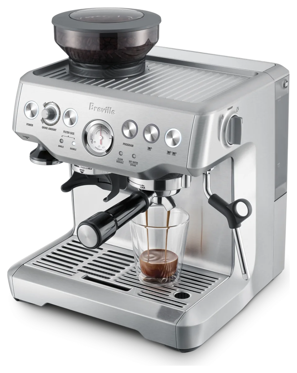 ماكينة إسبريسو Breville Barista Express مع مطحنة مخروطية مدمجة (BES870XL)