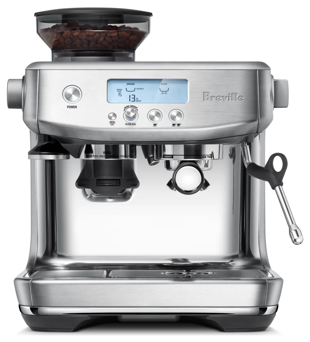 ماكينة إسبريسو Breville Barista Pro مع مطحنة مدمجة وتسخين ThermoJet (BES878)