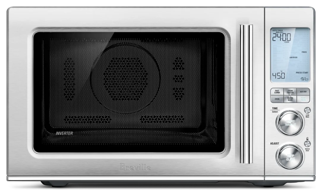 Breville Combi Wave 3 in 1 Microwave, Air Fryer and Convection Oven (BMO870), Brushed Stainless Steel