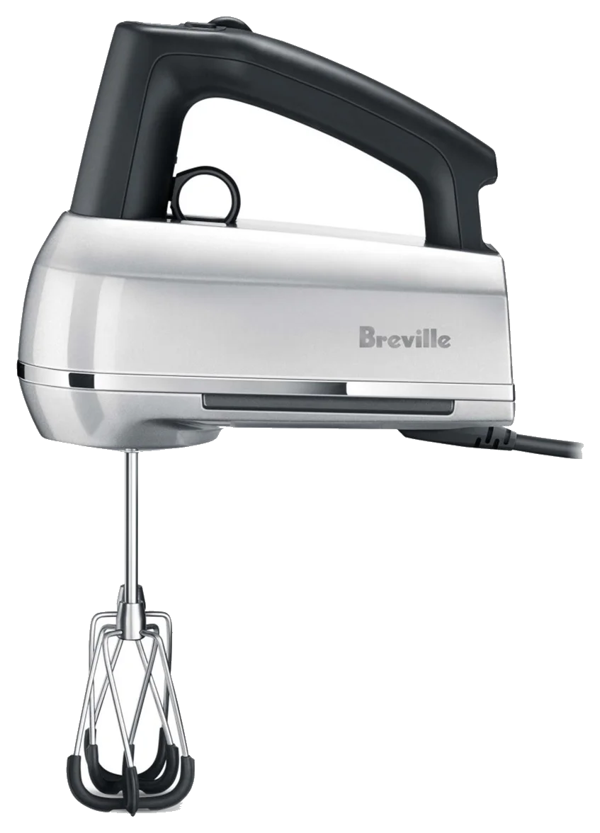 Breville Handy Mix Scraper 9-Speed Hand Mixer with Beater IQ and Storage Case (BHM800SIL)