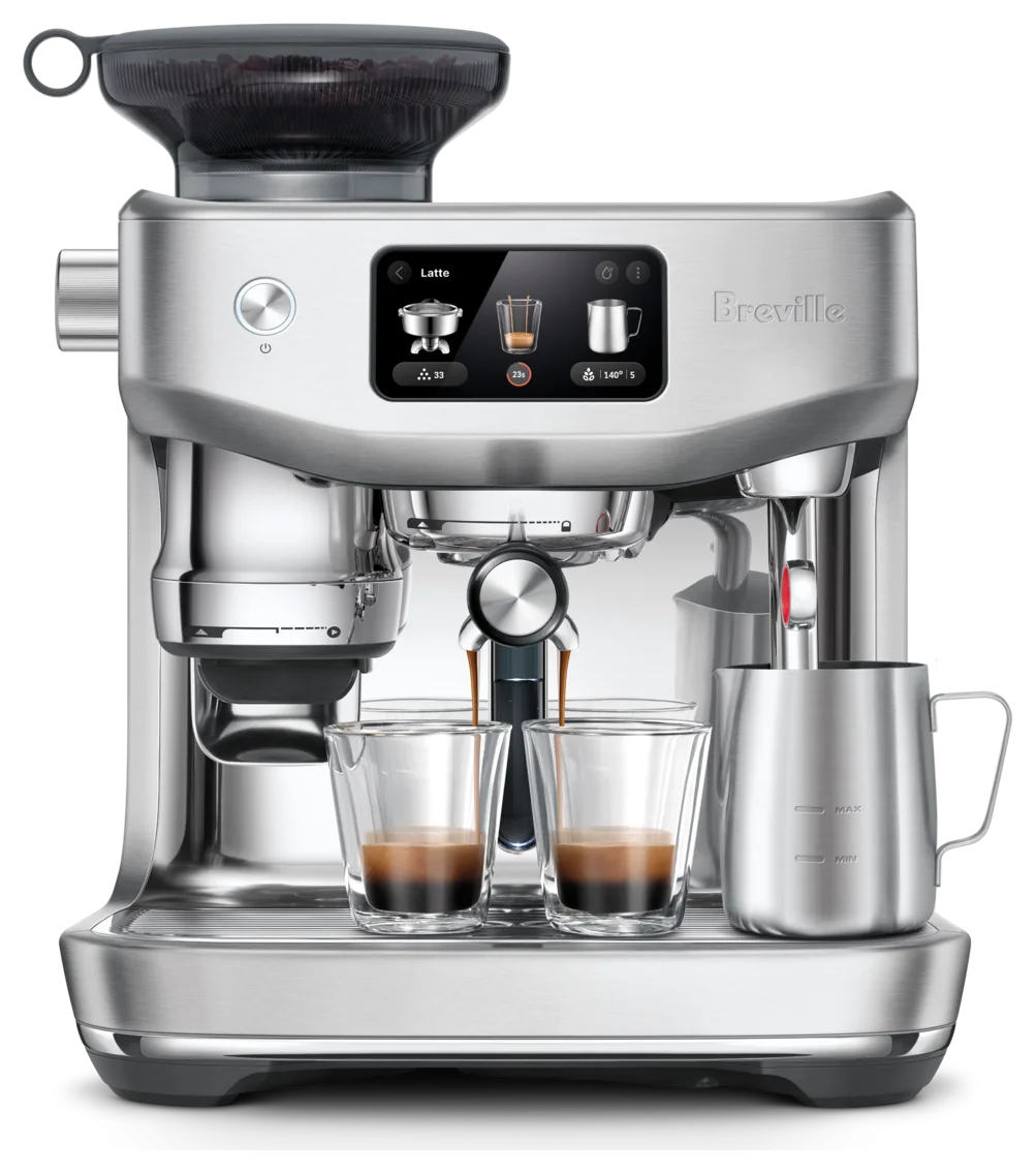 Breville Oracle Jet Espresso Machine with Auto Grind, Dose and Tamp and Auto MilQ (BES985)