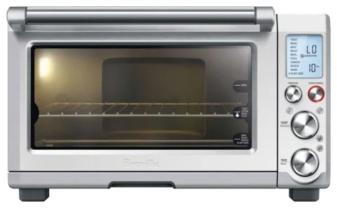 Breville Smart Oven Pro Countertop Convection Toaster Oven with Element IQ and Slow Cook (BOV845BSS)