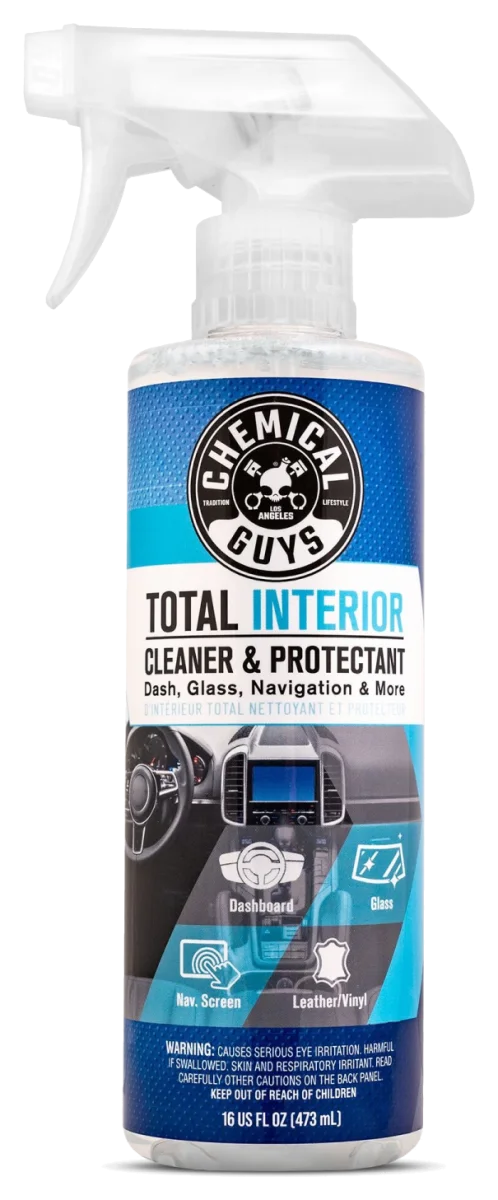 Chemical Guys Total Interior Cleaner & Protectant for Car Leather, Vinyl, Plastic and Fabric, 16 oz