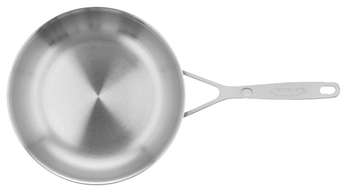 Demeyere Industry 5-Ply 9.5-Inch 18/10 Stainless Steel Fry Pan, Made in Belgium