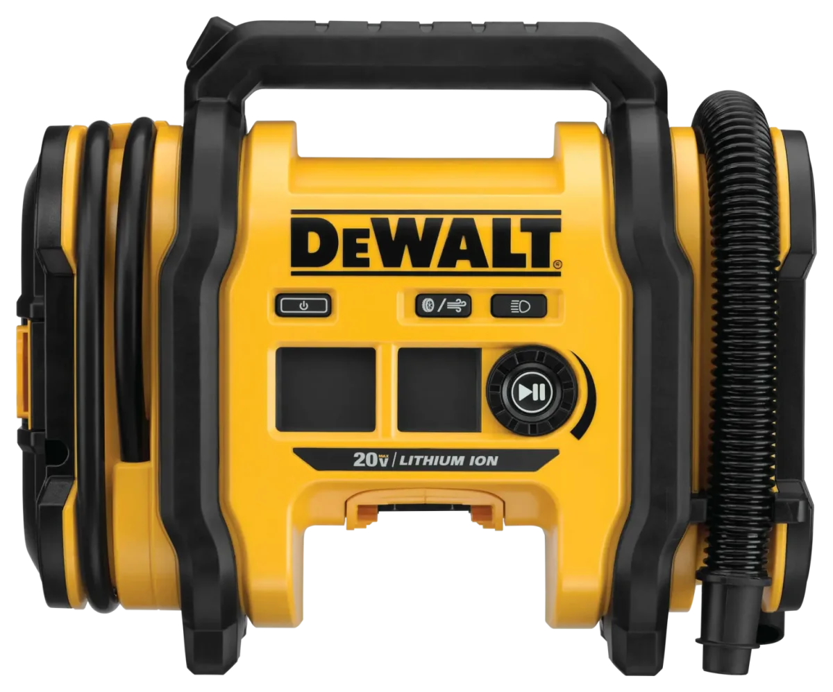 DEWALT 20V MAX Corded/Cordless Air Inflator DCC020IB (Tool Only) with Digital Gauge and Auto Shut-Off