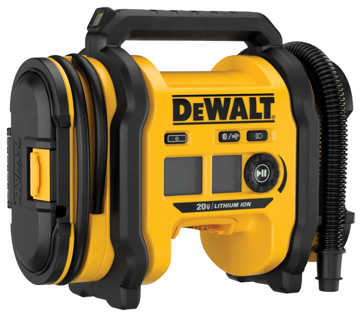 DEWALT 20V MAX Corded/Cordless Air Inflator DCC020IB (Tool Only) with Digital Gauge and Auto Shut-Off
