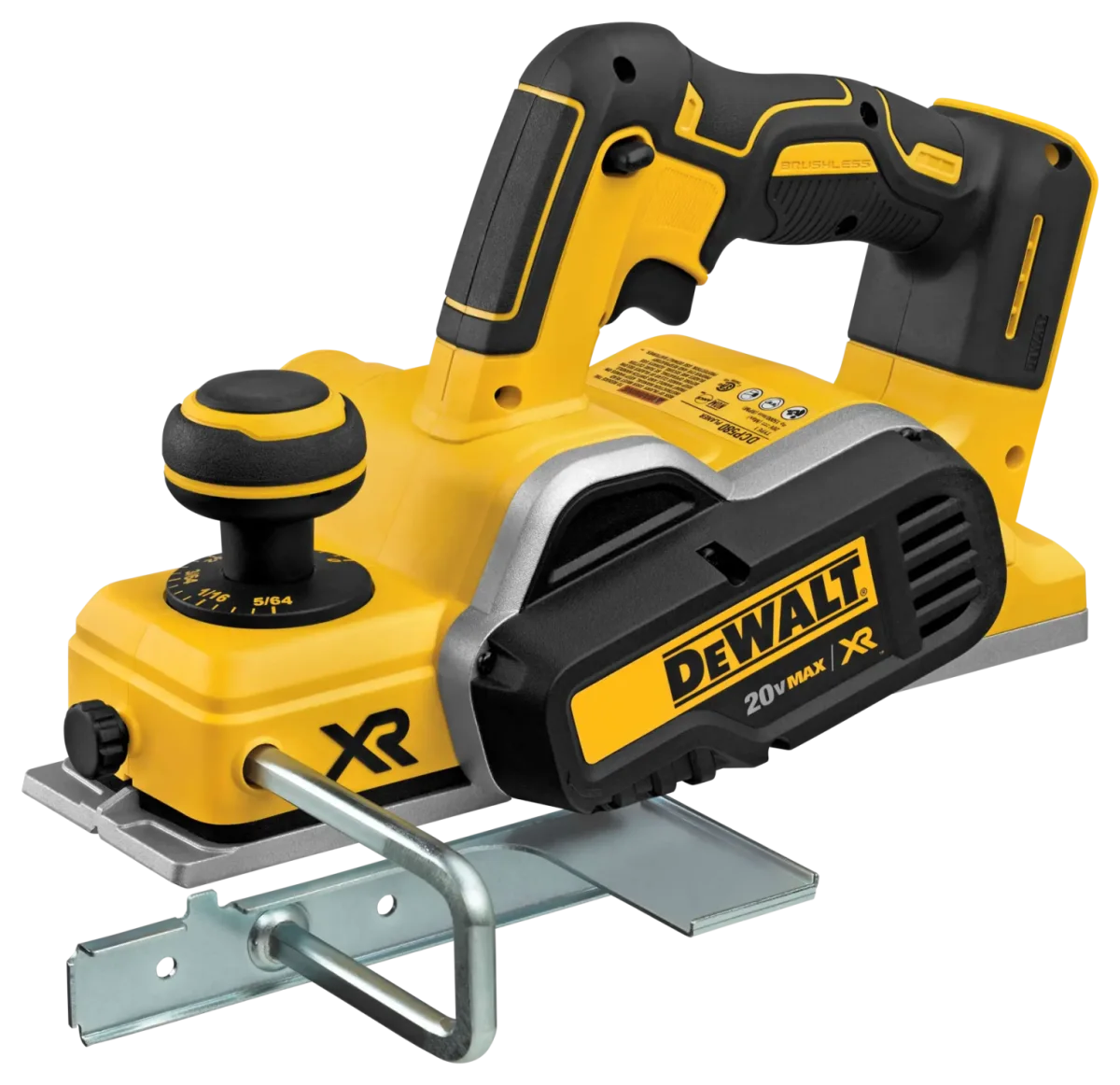 DEWALT 20V MAX XR Brushless Cordless 3-1/4 in Planer, Tool Only (DCP580B)