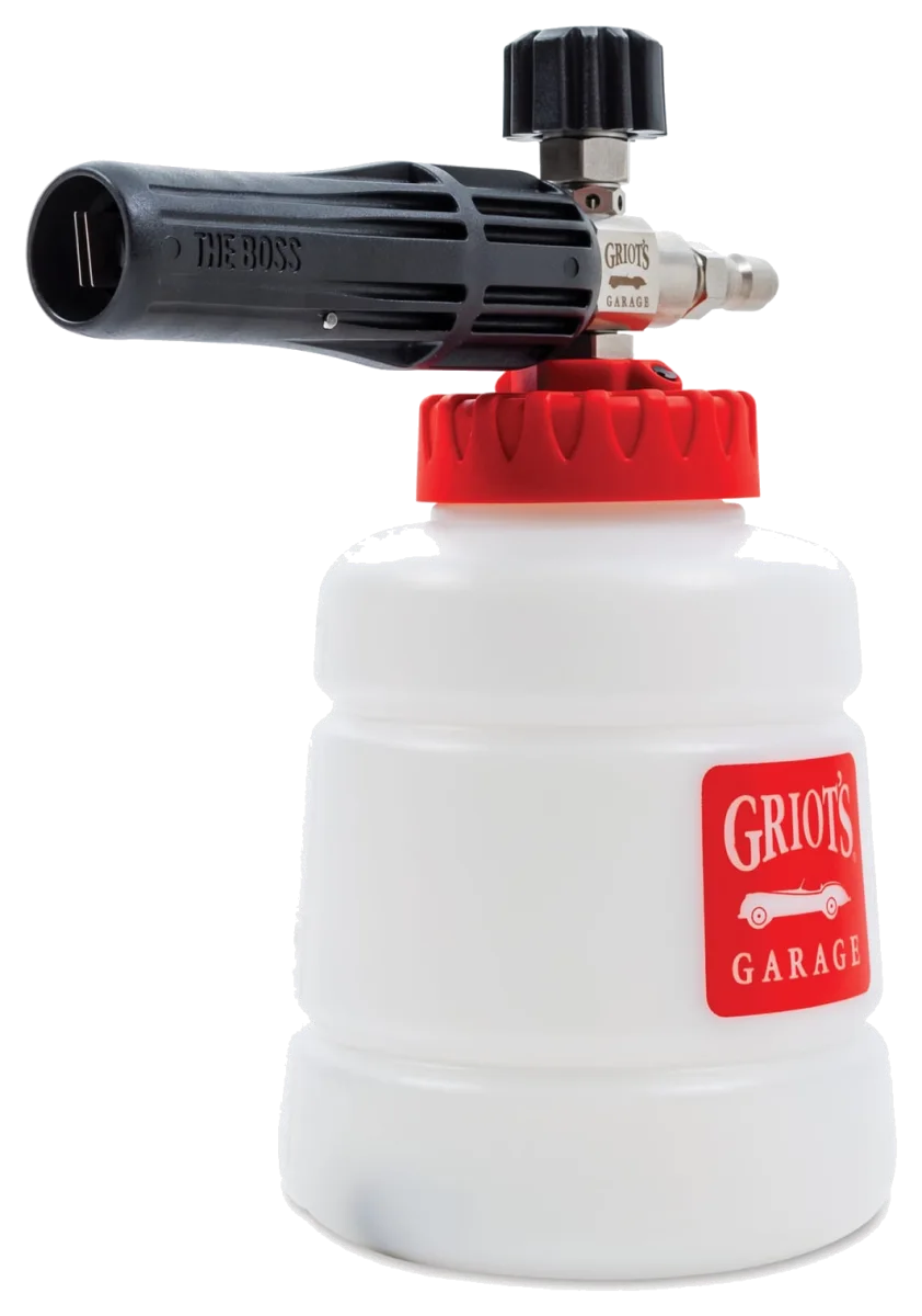 Griot's Garage THE BOSS Foam Cannon for Pressure Washers, Stainless Steel Manifold, 33.8 oz Reservoir (BF302)