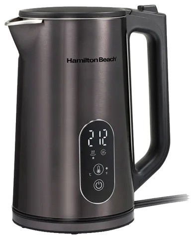 Hamilton Beach 1.7 L Digital Temperature-Control Double-Wall Electric Kettle with 5 Presets (40851)