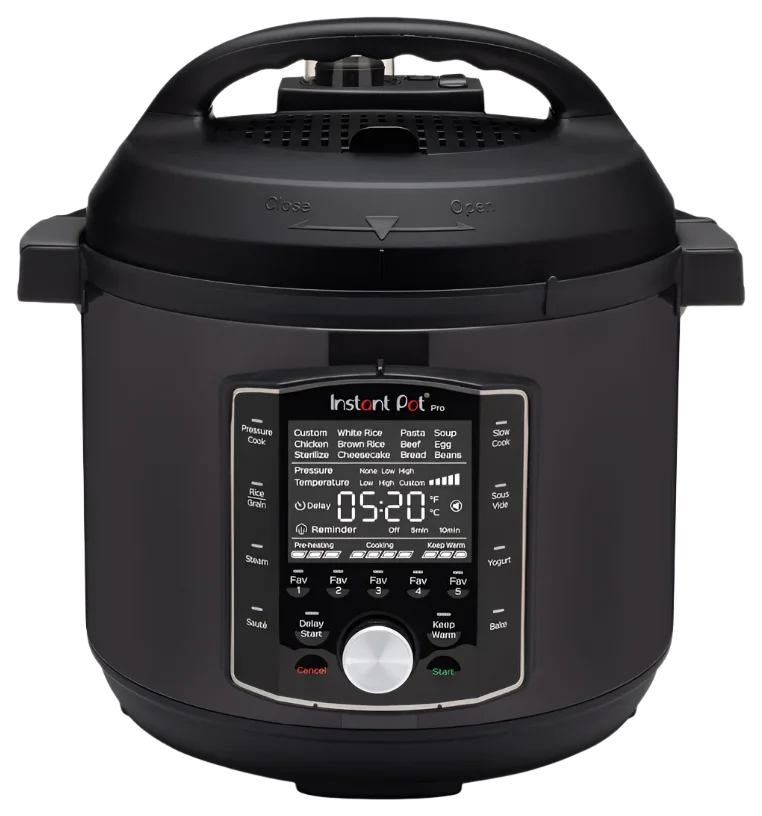 Instant Pot Pro 10-in-1 Pressure Cooker, 6 qt, 1200 W with 28 Programs and Gentle Steam Release