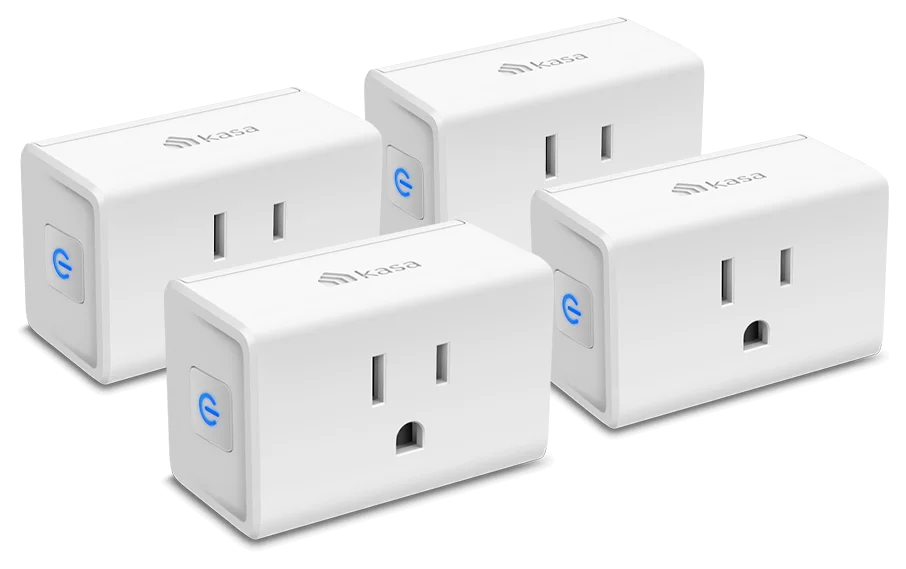 Kasa Smart Wi-Fi Plug Mini EP10, 4-Pack