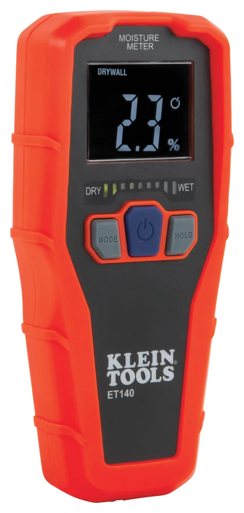 Klein Tools ET140 Pinless Moisture Meter for Drywall, Masonry and Wood