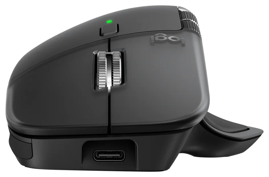 Logitech MX Master 4 Wireless Ergonomic Mouse with Haptic Feedback