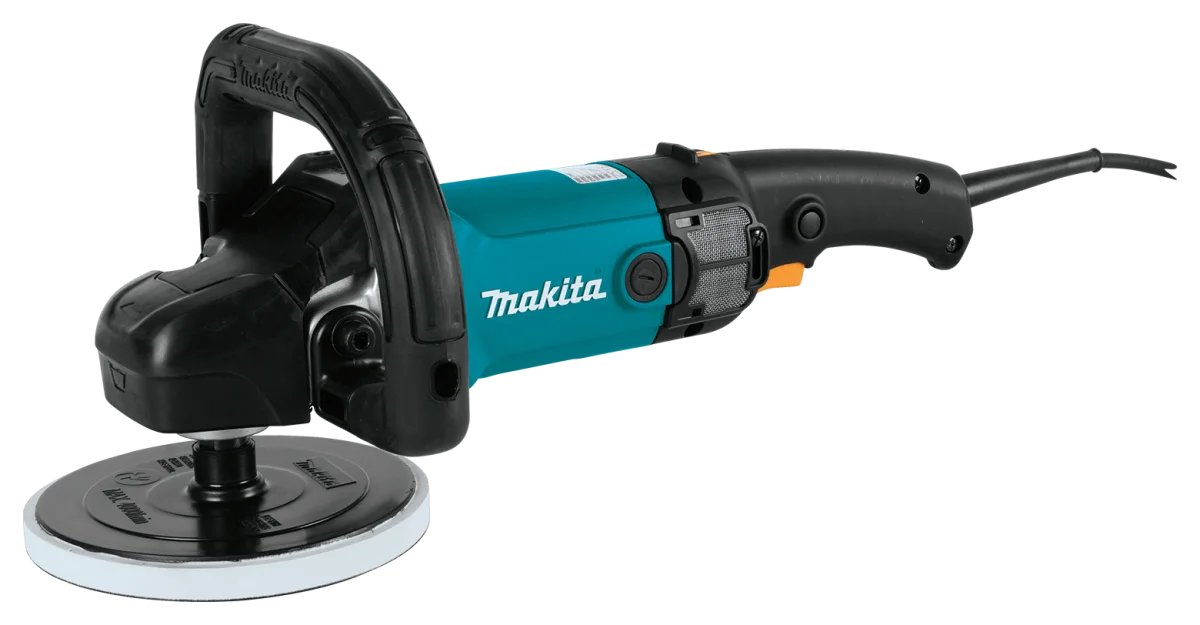 Makita 9237C 7 in Variable Speed Rotary Polisher with Soft Start