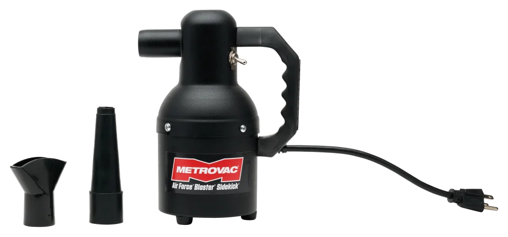 Metrovac Air Force Blaster SideKick SK-1 Car and Motorcycle Dryer, 1.3 Peak HP, Warm Filtered Air