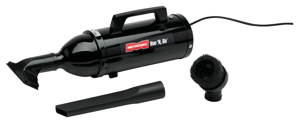 Metrovac VAC N GO 500 W Hi-Performance Corded Hand Vacuum, All-Steel, Made in USA (VM4B500)