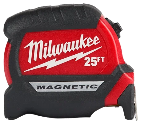 Milwaukee 25 ft Compact Wide Blade Magnetic Tape Measure (48-22-0325)