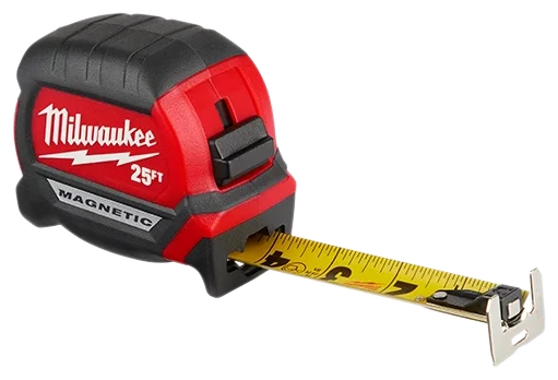 Milwaukee 25 ft Compact Wide Blade Magnetic Tape Measure (48-22-0325)