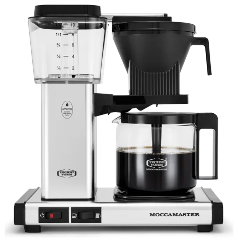 Technivorm Moccamaster KBGV Select 10-Cup Drip Coffee Maker with Glass Carafe, Handmade in the Netherlands