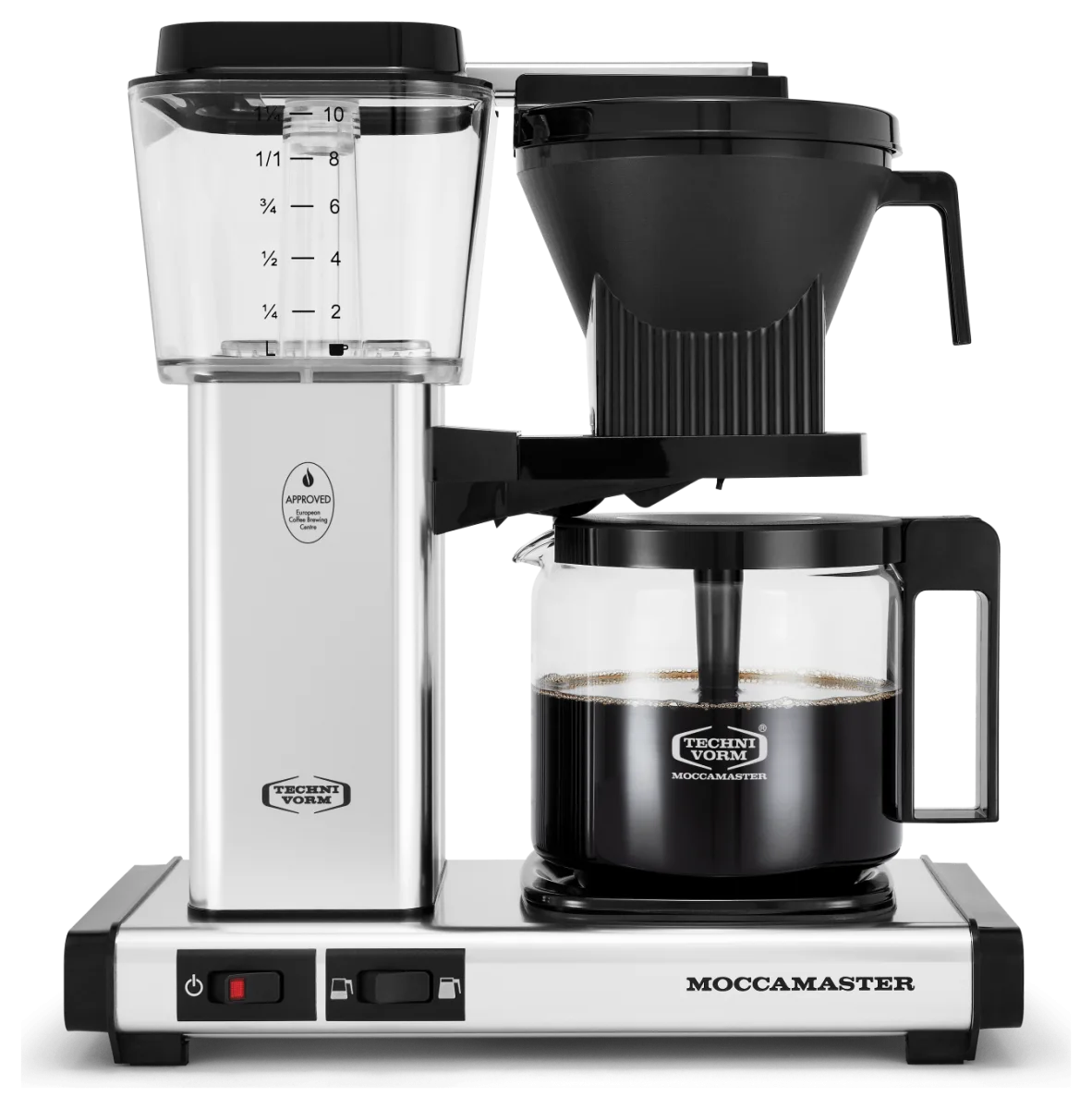 Technivorm Moccamaster KBGV Select 10-Cup Drip Coffee Maker with Glass Carafe, Handmade in the Netherlands