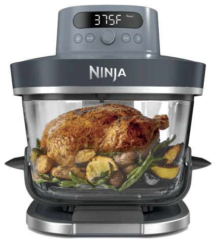Ninja Crispi Pro 6-in-1 Glass Air Fryer with 6 qt and 2.5 qt Glass Containers, 1800 W (AS101)