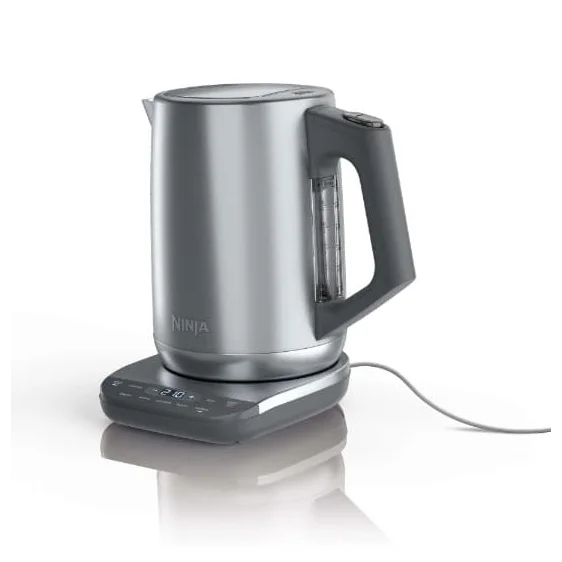 Ninja Precision Temperature Electric Kettle with Tea and Coffee Presets, 7 Cups (KT200)