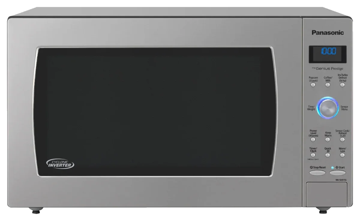 Panasonic NN-SD975S 2.2 cu ft Countertop Cyclonic Wave Inverter Microwave Oven, 1250 W