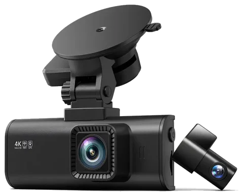 REDTIGER F7NP Front and Rear Dash Cam, 4K STARVIS 2 Front + 1080P Rear, 3.18" Screen, 5.8 GHz Wi-Fi and GPS