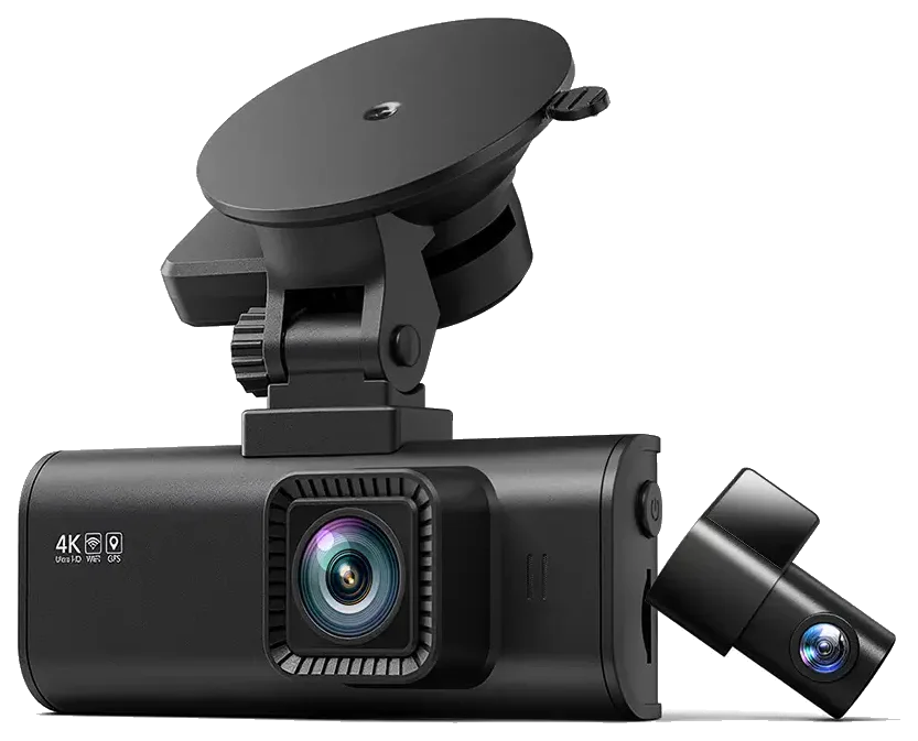 REDTIGER F7NP Front and Rear Dash Cam, 4K STARVIS 2 Front + 1080P Rear, 3.18" Screen, 5.8 GHz Wi-Fi and GPS