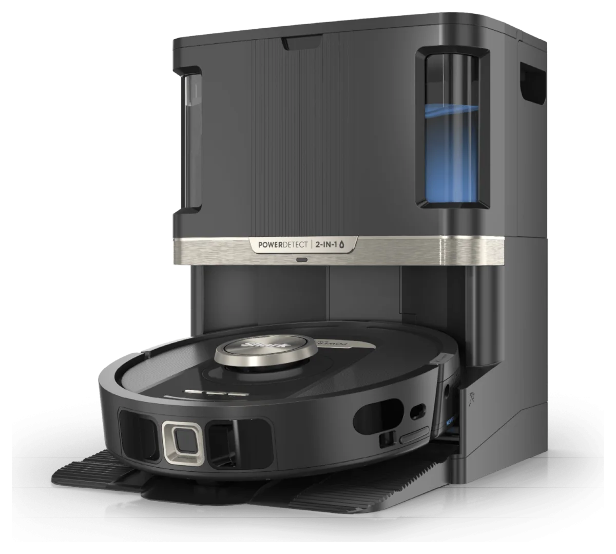 مكنسة وممسحة روبوت Shark PowerDetect NeverTouch Pro 2 في 1 مع قاعدة تفريغ ذاتي بدون أكياس (RV2820ZE)