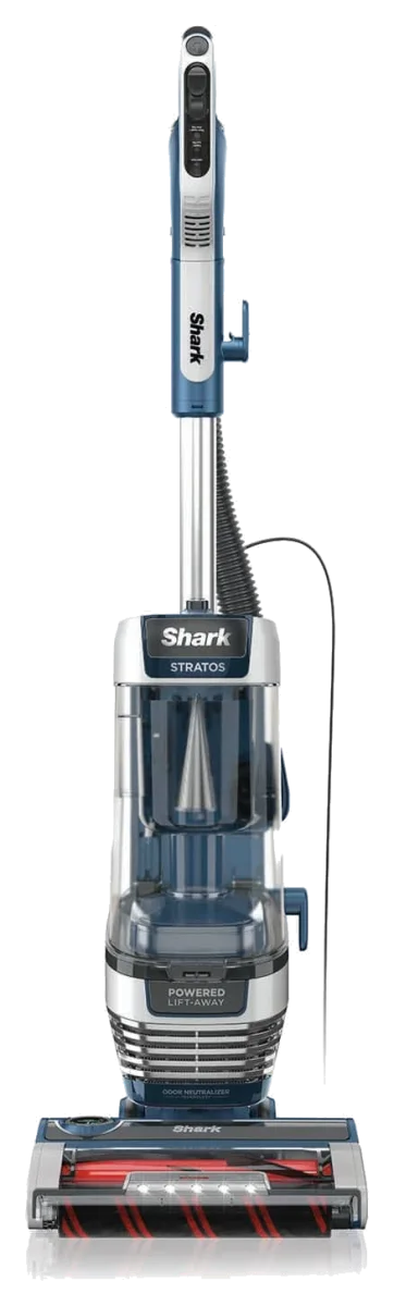مكنسة Shark Stratos العمودية مع DuoClean PowerFins HairPro ووحدة Lift-Away الآلية (AZ3002)
