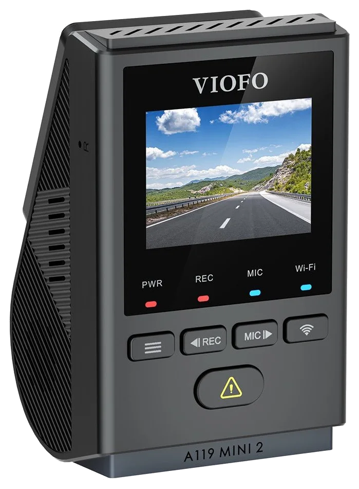 VIOFO A119 Mini 2 Compact Front Dash Cam, 2K 60fps with Sony STARVIS 2, 5 GHz Wi-Fi, GPS and Voice Control