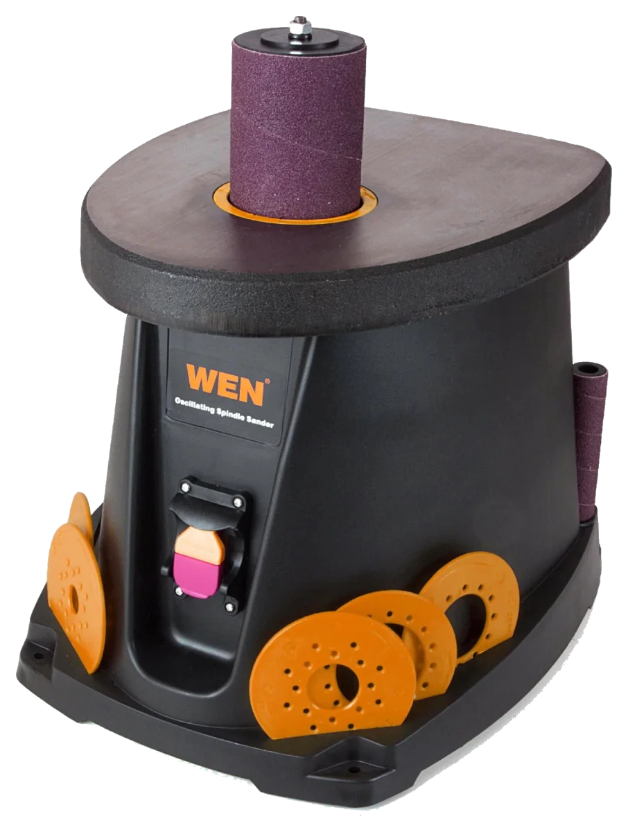 WEN 6510T 3.5 Amp Benchtop Oscillating Spindle Sander with Six Sanding Sleeves